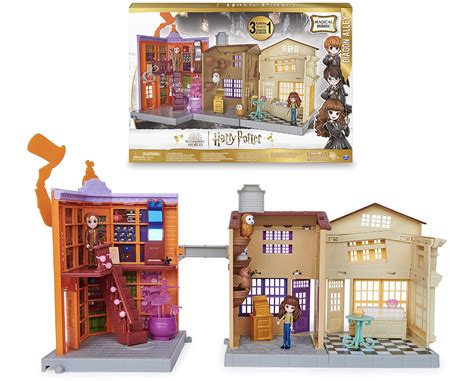 Dive into the intricate craftsmanship of Magical Minis Diagon Alley